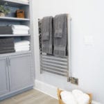 bathroom storage ideas towel warmer in bathroom