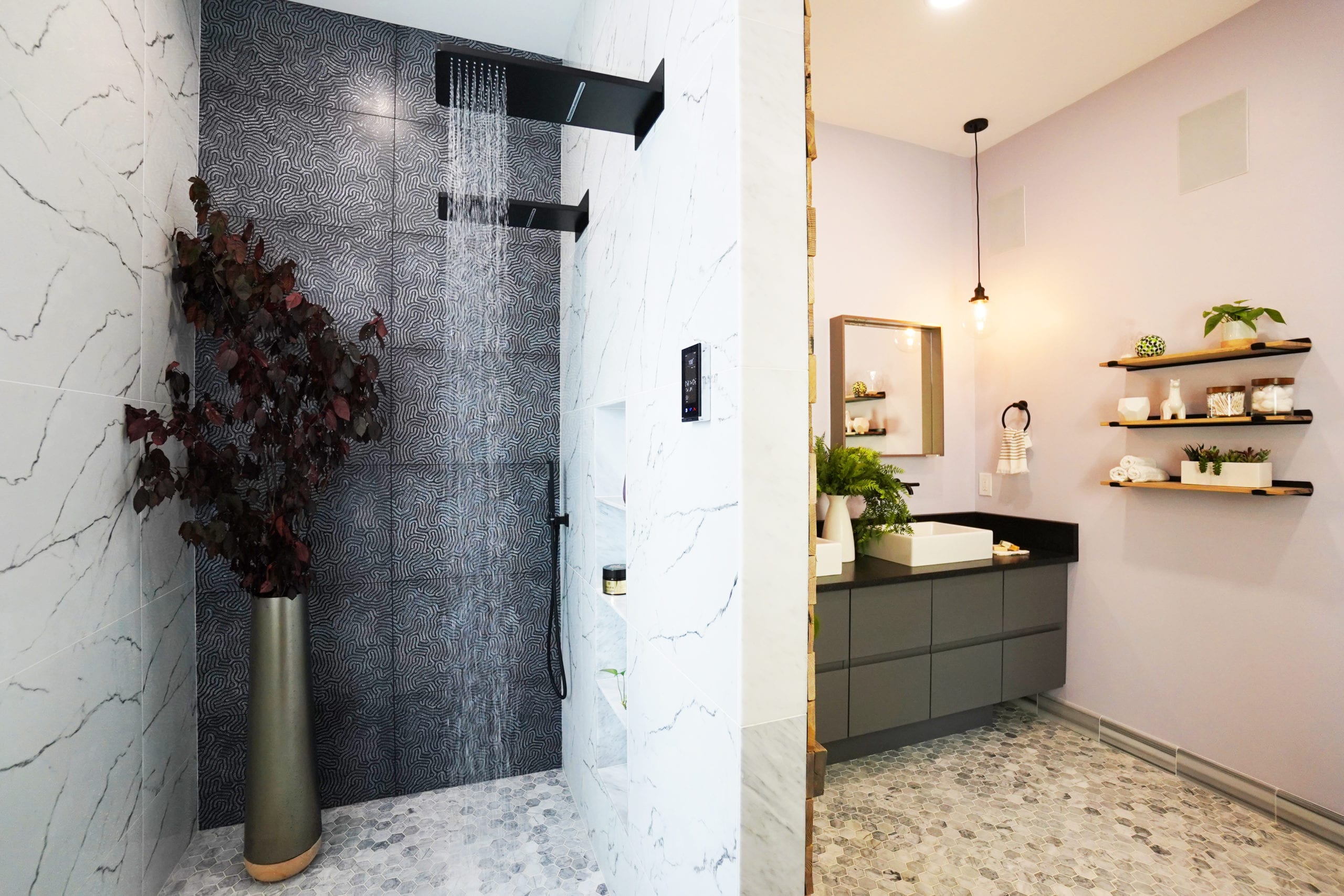 Atlanta bathroom remodel luxury spa
